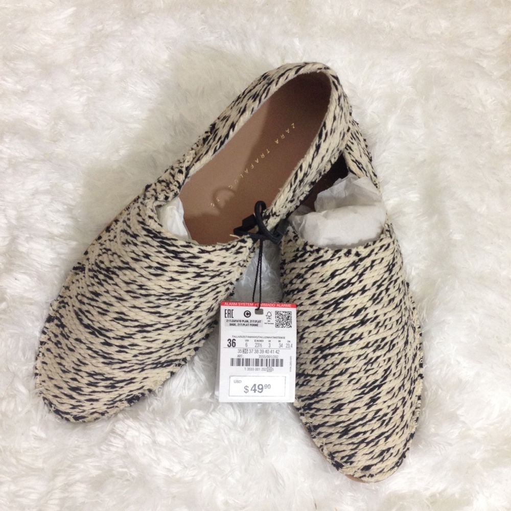 Zara flat shoes